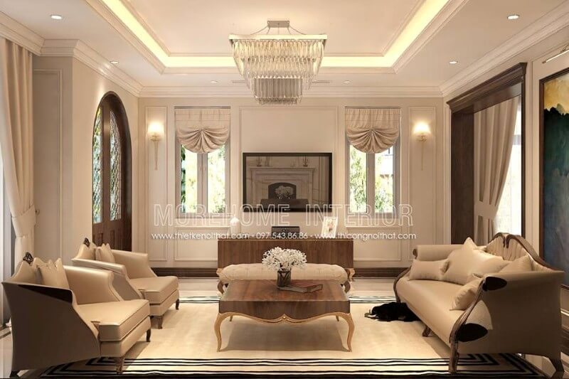 sofa tân cổ điển