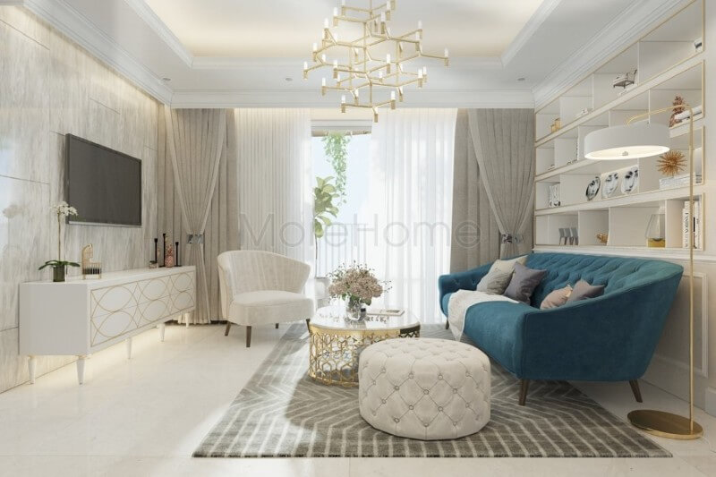 Thiết kế nội thất căn hộ Vinhomes Central Park sang trọng Nội thất chung cư tân cổ điển đẹp